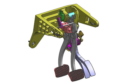 Automotive mechanical design - Pedal tool