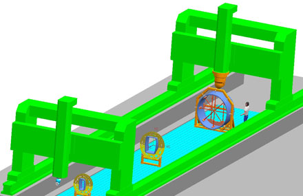 Aeolian mechanical design - Blade machining